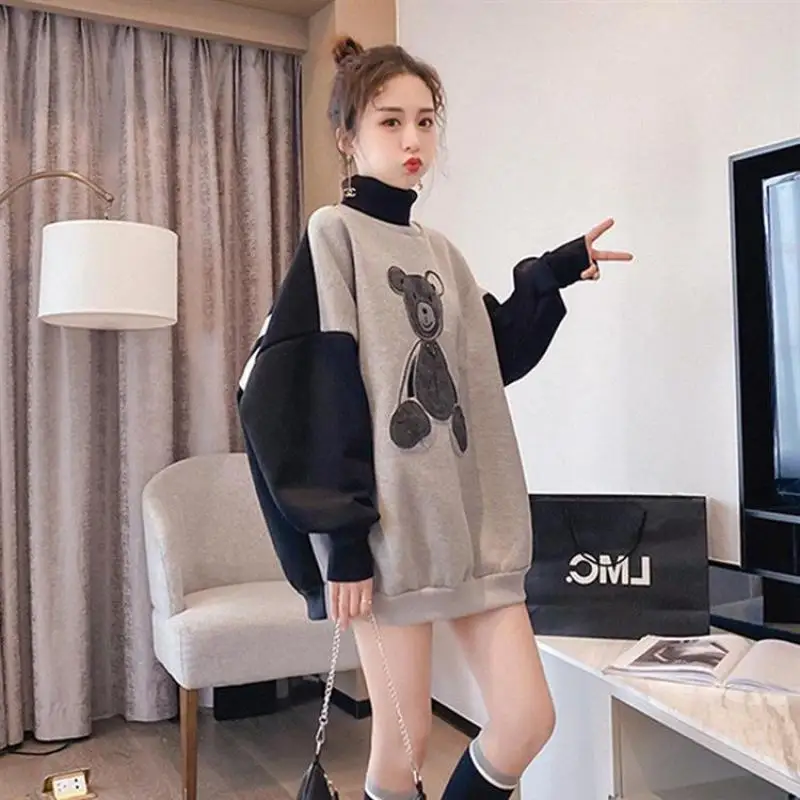 Осень-зима 2022, новинка, свитер с круглым вырезом и бархатной подкладкой в виде медведя, свободный тонкий нежный женский топ в ленивом стиле, ...
Осень-зима 2022, новинка, свитер с круглым вырезом и бархатной подкладкой в виде медведя, свободный тонкий нежный женский топ в ленивом стиле, ...