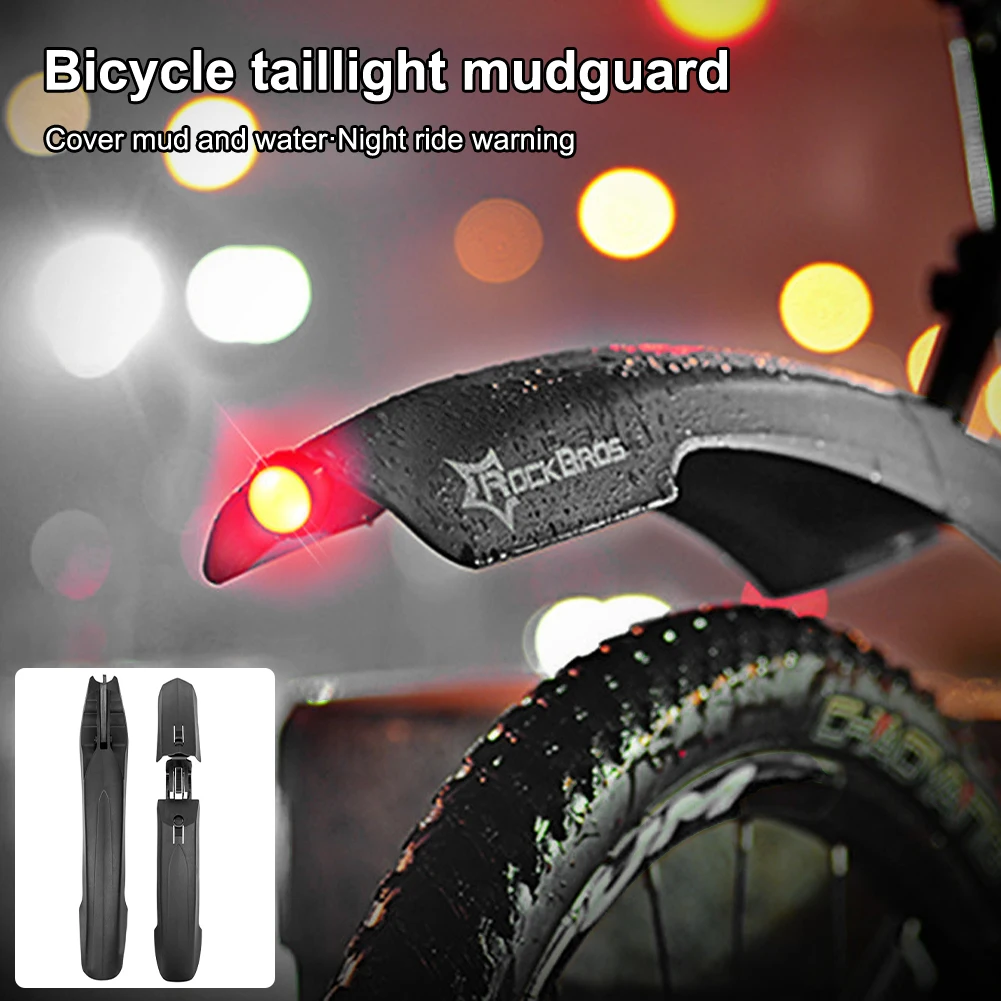 Universal Bike Mudguard Full Cover Front and Rear with Taillight Adjustable Bicycle Fender Mountain Bike Mud Guard Protector
Universal Bike Mudguard Full Cover Front and Rear with Taillight Adjustable Bicycle Fender Mountain Bike Mud Guard Protector