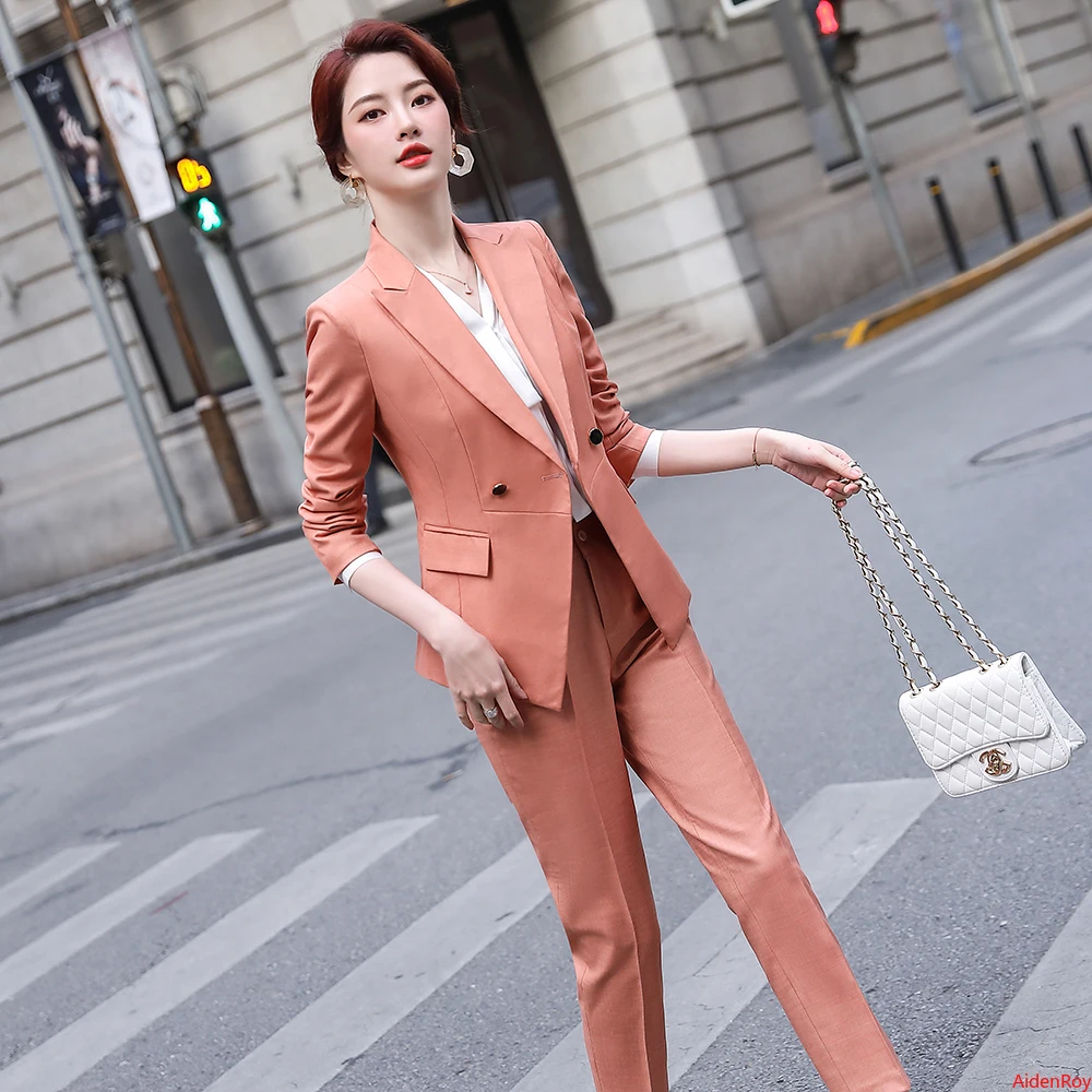 2020 Striped Formal Suit Pant Suits Formal Pantsuit Womens Tops and Blouses Pants Suits Elegant Work Wear Office Ladies Jacket 
2020 Striped Formal Suit Pant Suits Formal Pantsuit Womens Tops and Blouses Pants Suits Elegant Work Wear Office Ladies Jacket