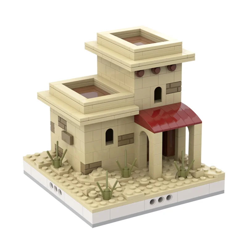 Slum War Series MOC Desert House for a Modular Desert Village Gabion Building Blocks Bricks Bricks Toy Toys For Kids Gifts
Slum War Series MOC Desert House for a Modular Desert Village Gabion Building Blocks Bricks Bricks Toy Toys For Kids Gifts