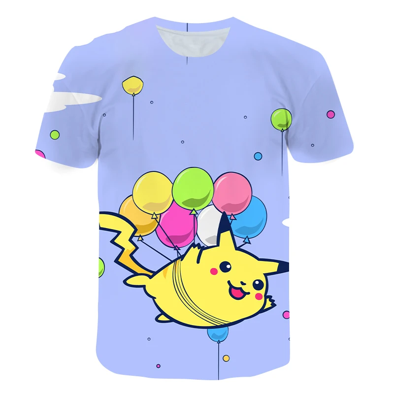 Pikachu Children's T-shirt 3D Printing Boys and Girls Crew Neck Shirt Short Sleeve Tops Cartoon Anime Fun Children's Clothing
Pikachu Children's T-shirt 3D Printing Boys and Girls Crew Neck Shirt Short Sleeve Tops Cartoon Anime Fun Children's Clothing