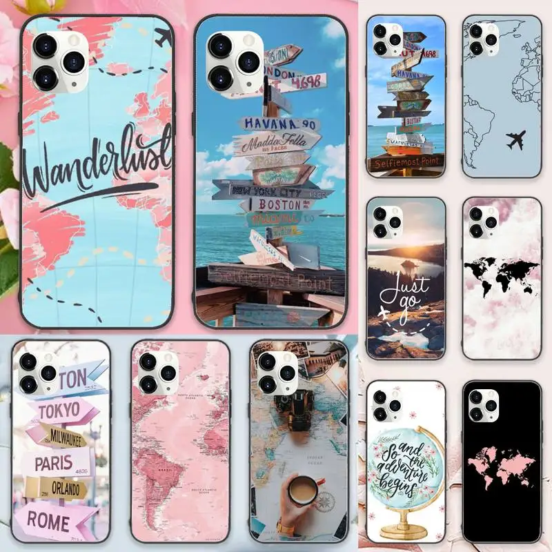 World Map Travel around Phone Case For iphone 12 11 13 7 8 6 s plus x xs xr pro max mini
World Map Travel around Phone Case For iphone 12 11 13 7 8 6 s plus x xs xr pro max mini