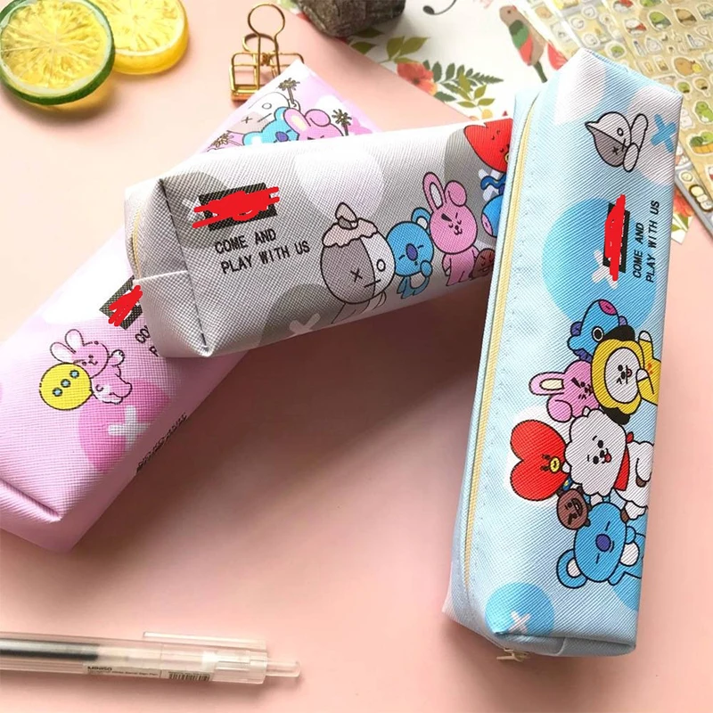 Cute PU Cartoons Canvas Pencil Case Kawaii High Capacity Pen Bag For Kids Gift School Supplies Stationery Small fresh Pencil Box 
Cute PU Cartoons Canvas Pencil Case Kawaii High Capacity Pen Bag For Kids Gift School Supplies Stationery Small fresh Pencil Box