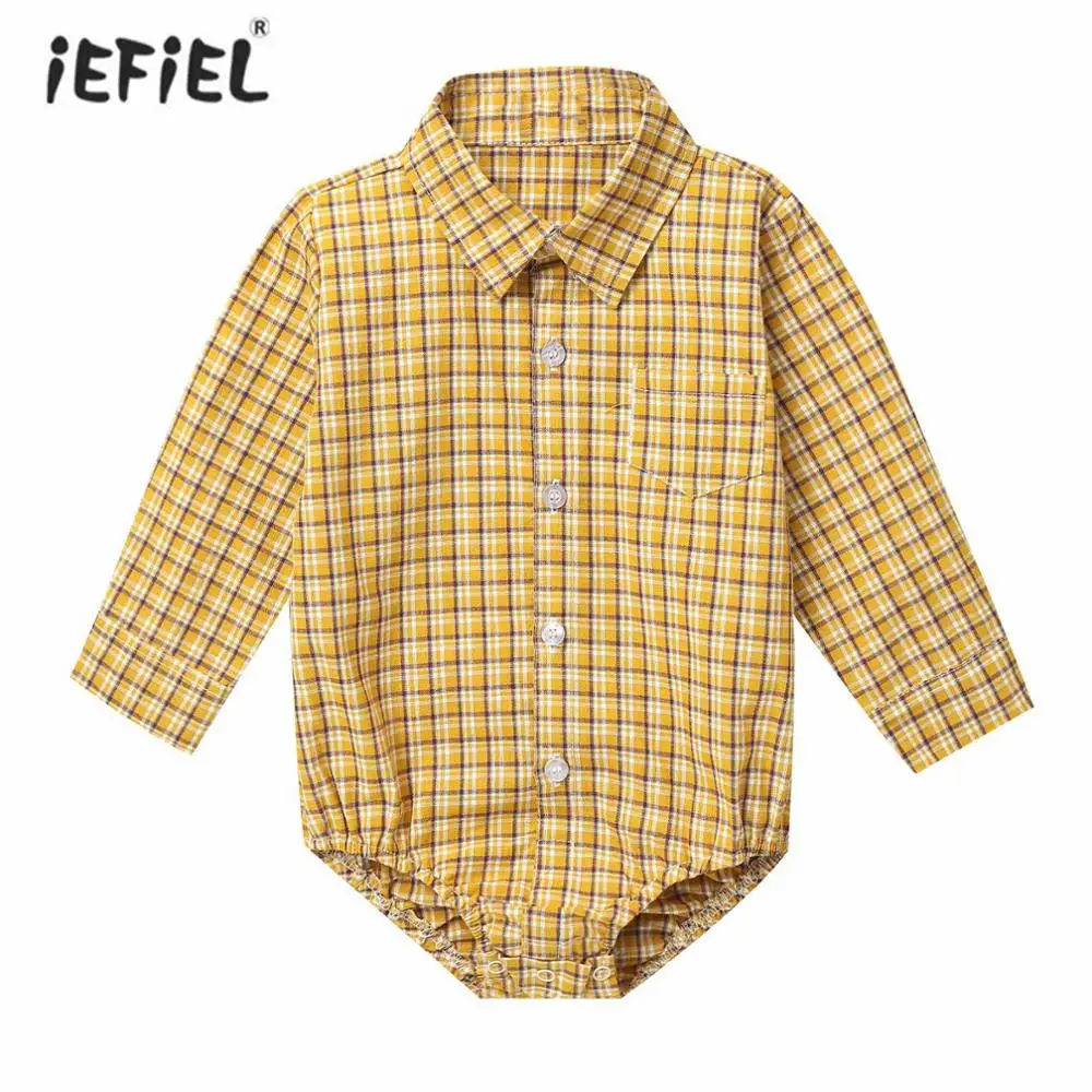 Newborn Lovely Baby Boys Rompers Check Pattern Cotton Long Sleeves Infant Jumpsuit Autumn Winter Toddler Baby Clothes 0-36M
Newborn Lovely Baby Boys Rompers Check Pattern Cotton Long Sleeves Infant Jumpsuit Autumn Winter Toddler Baby Clothes 0-36M