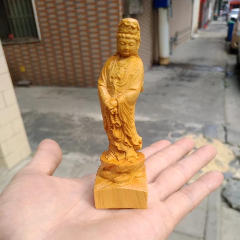 Wood carving Buddha statue Guanyin, wood crafts gift Home desktop decoration office ornaments(A1152)
Wood carving Buddha statue Guanyin, wood crafts gift Home desktop decoration office ornaments(A1152)