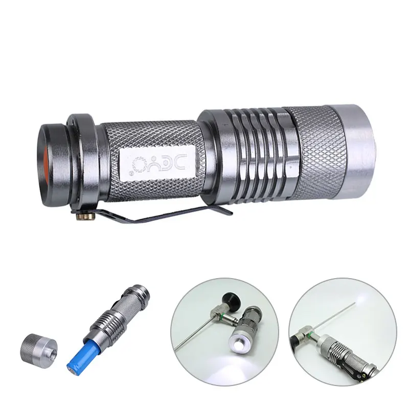 4W Portable Handheld LED Cold Light Source 400lm Metal Fit For Endoscope Inspection Camera Borescopes Waterproof NO Endoscope
4W Portable Handheld LED Cold Light Source 400lm Metal Fit For Endoscope Inspection Camera Borescopes Waterproof NO Endoscope