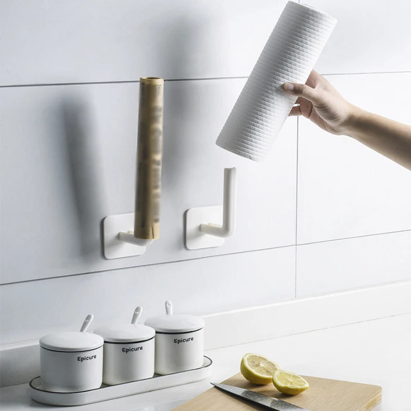 2pcs Kitchen Cling Film Rack Without Punching Wall-Mounted Multi-Function Roll Paper Storage Rack Fresh-Keeping Bag Pot Lid Rack
2pcs Kitchen Cling Film Rack Without Punching Wall-Mounted Multi-Function Roll Paper Storage Rack Fresh-Keeping Bag Pot Lid Rack