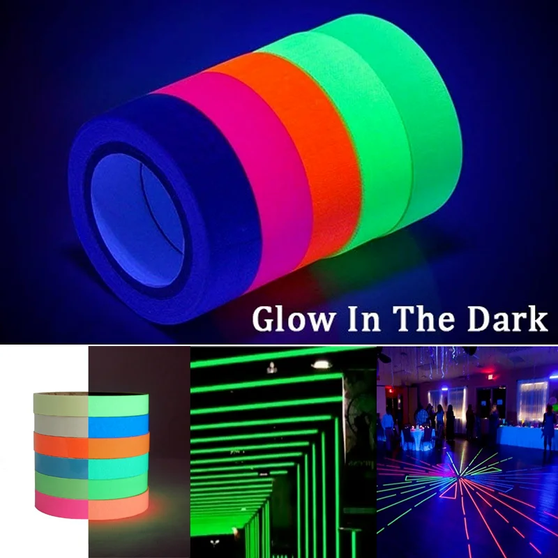 Colorful Glow Tape Self-adhesive Sticker Removable Luminous Tape Fluorescent Glowing Dark Striking Night Warning Luminous Tape
Colorful Glow Tape Self-adhesive Sticker Removable Luminous Tape Fluorescent Glowing Dark Striking Night Warning Luminous Tape
