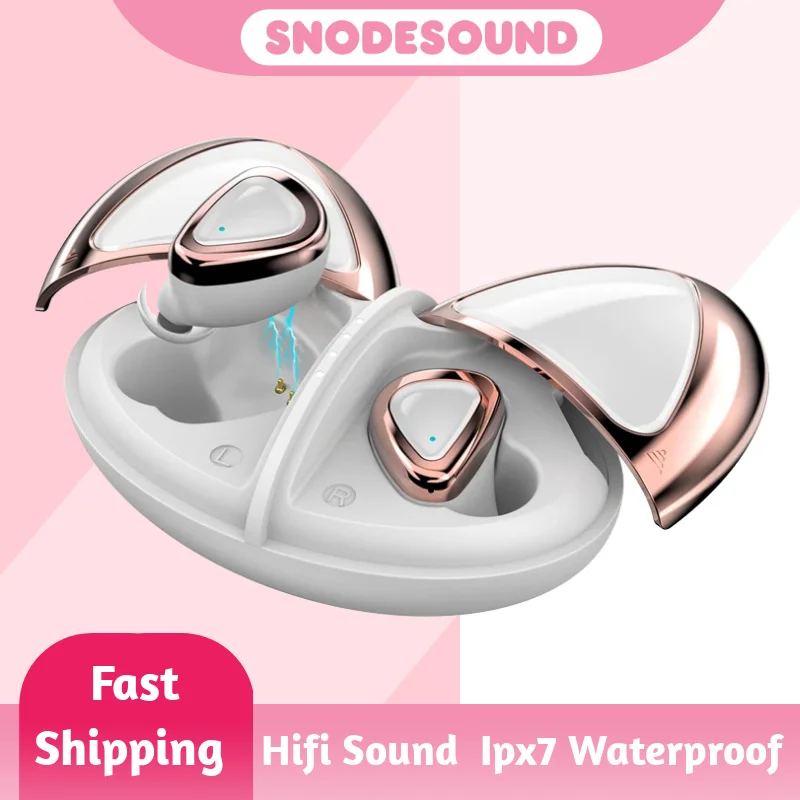 Snodesound M2 True Wireless Earphone Bluetooth 5.0 Headphone HIFI Stereo Earplug Bass TWS Blutooth Earbuds For Girl Sport Phones
Snodesound M2 True Wireless Earphone Bluetooth 5.0 Headphone HIFI Stereo Earplug Bass TWS Blutooth Earbuds For Girl Sport Phones