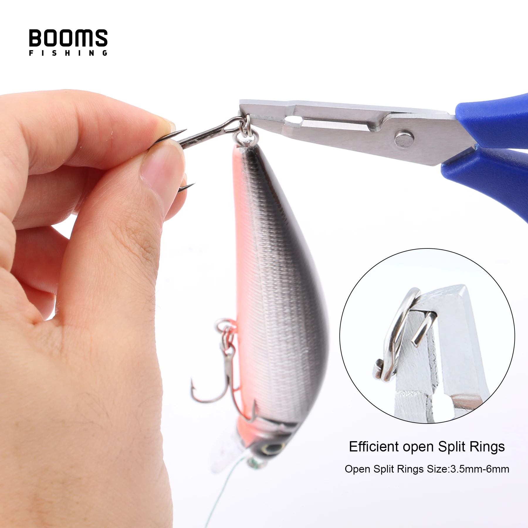 Booms Fishing S01 Stainless Steel Pliers Scissors Braid Line Scissor Tool Accessior | Tools