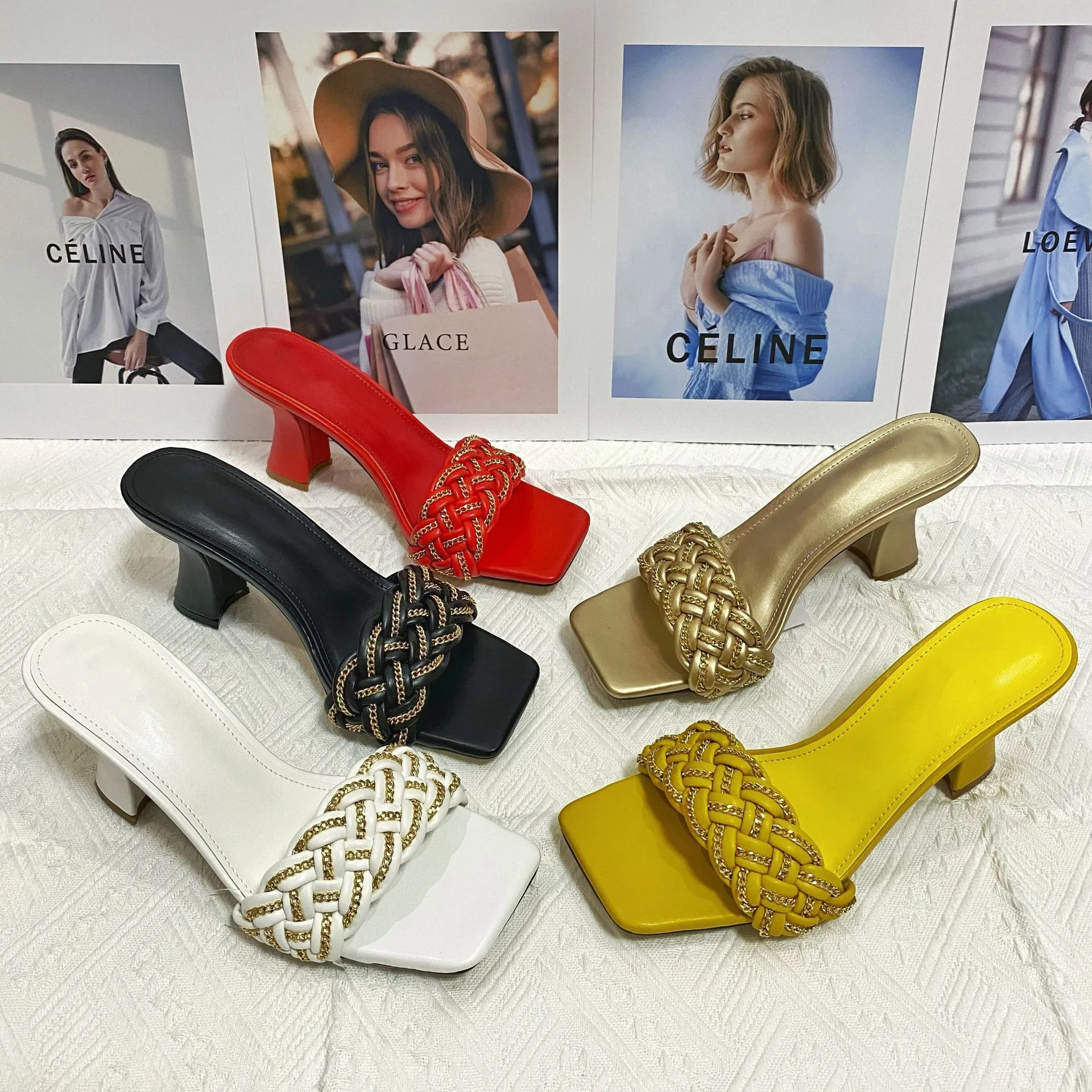 Latest Fashion Design Ladies Sandals with Heels Designer Luxury Shoes Women 2021 Ladies Shoe Fashion Elegant Women Wedding Pumps
Latest Fashion Design Ladies Sandals with Heels Designer Luxury Shoes Women 2021 Ladies Shoe Fashion Elegant Women Wedding Pumps