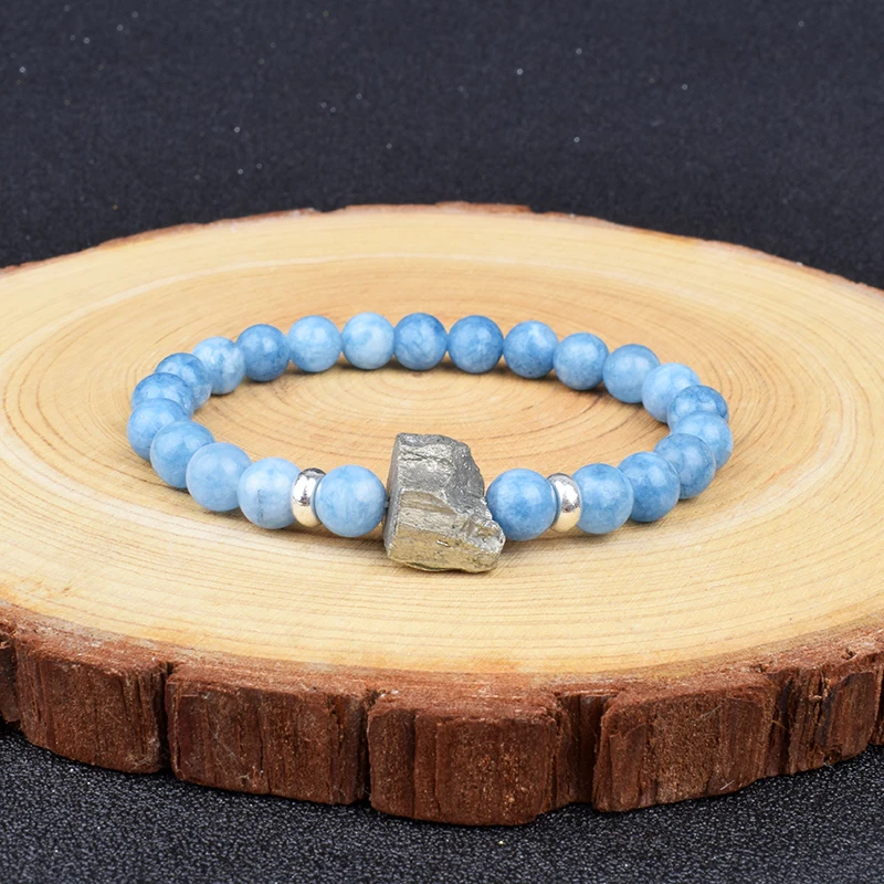 Fashion Aquamarine Bead Bracelets Men Nature Energy Chalcopyrite Healing Reiki Bracelet Women Meditation Prayer Jewelry Pulseira
Fashion Aquamarine Bead Bracelets Men Nature Energy Chalcopyrite Healing Reiki Bracelet Women Meditation Prayer Jewelry Pulseira