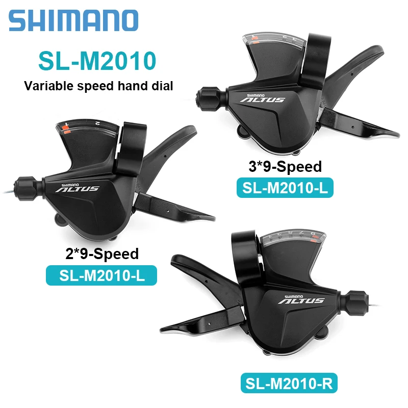 SHIMANO ALTUS M2010 Shifters 3x9S 27 Speed Bike Shifting Lever 2x9V 18V MTB Bicycle Shifter Trigger Upgraded Version Of M370
SHIMANO ALTUS M2010 Shifters 3x9S 27 Speed Bike Shifting Lever 2x9V 18V MTB Bicycle Shifter Trigger Upgraded Version Of M370