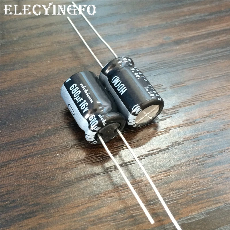 100pcs 680uF 16V NICHICON HD Series 10x16mm Extremely Low Impedance 16V680uF Aluminum Electrolytic Capacitor
100pcs 680uF 16V NICHICON HD Series 10x16mm Extremely Low Impedance 16V680uF Aluminum Electrolytic Capacitor