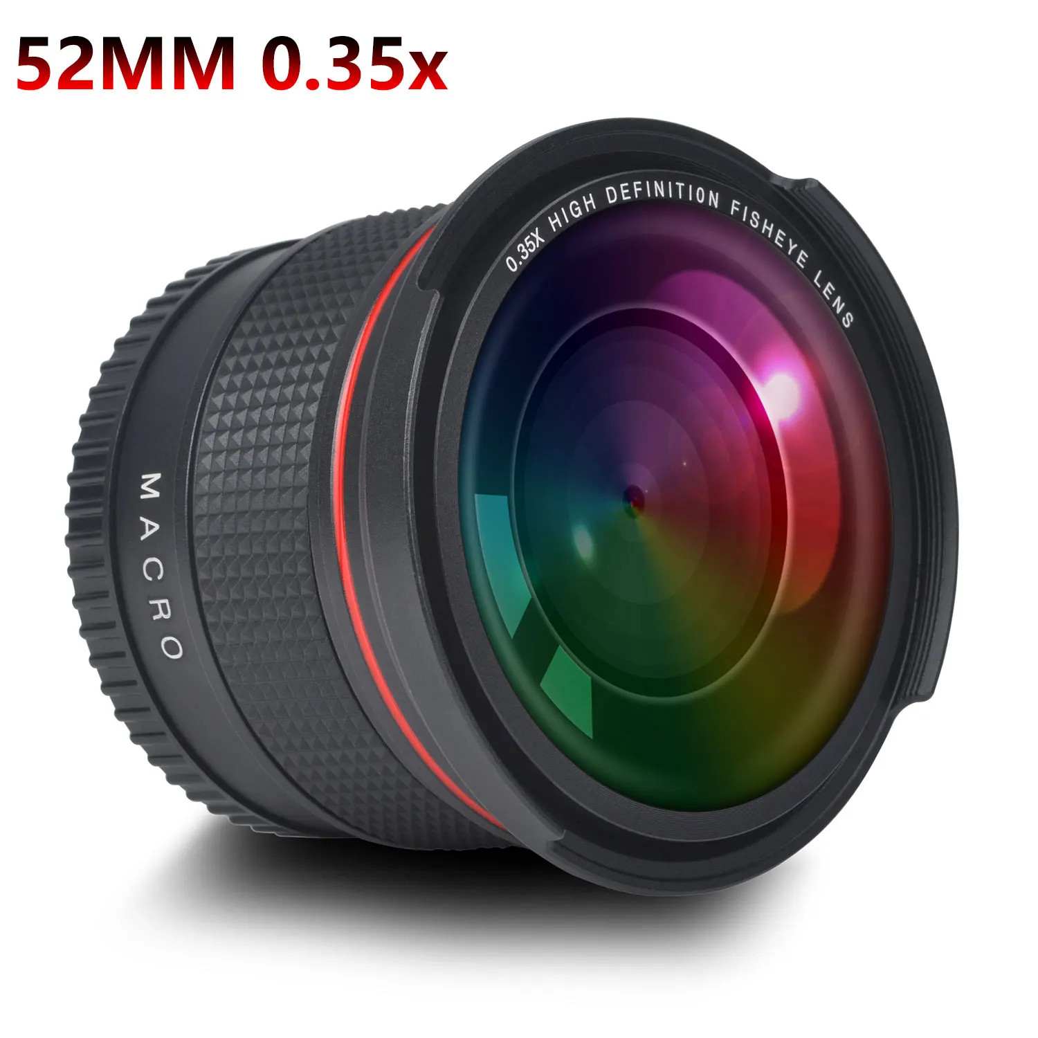 DuraPro 52 мм 0.35x рыбий глаз широкоугольный объектив макрообъектив для Nikon D7100 D7000 D5500