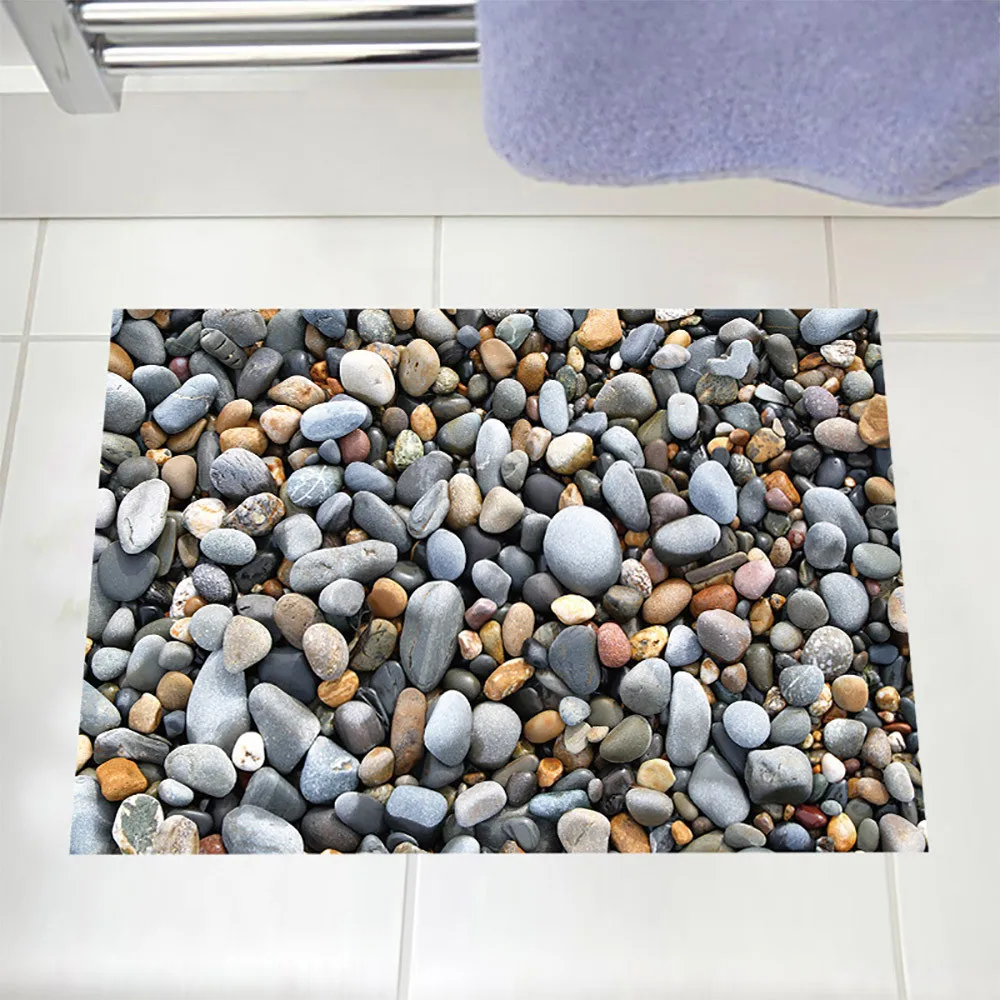 stone pattern Floor Sticker Removable Mural Decals Vinyl Art Living Room Decor home decoration accessories living room decor | Дом и сад
