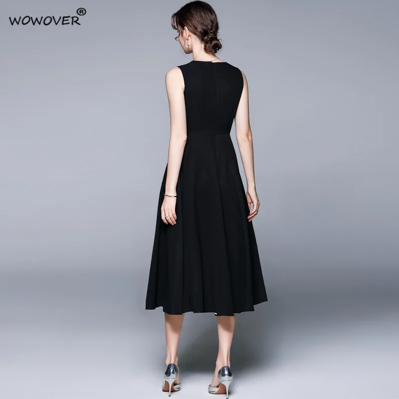 Women Elegant Summer Sleeveless Floral Print Aline Mid Calf Dress Runway Festa Fashion Vintage Party Robe Femme Tank Vestidos
Women Elegant Summer Sleeveless Floral Print Aline Mid Calf Dress Runway Festa Fashion Vintage Party Robe Femme Tank Vestidos