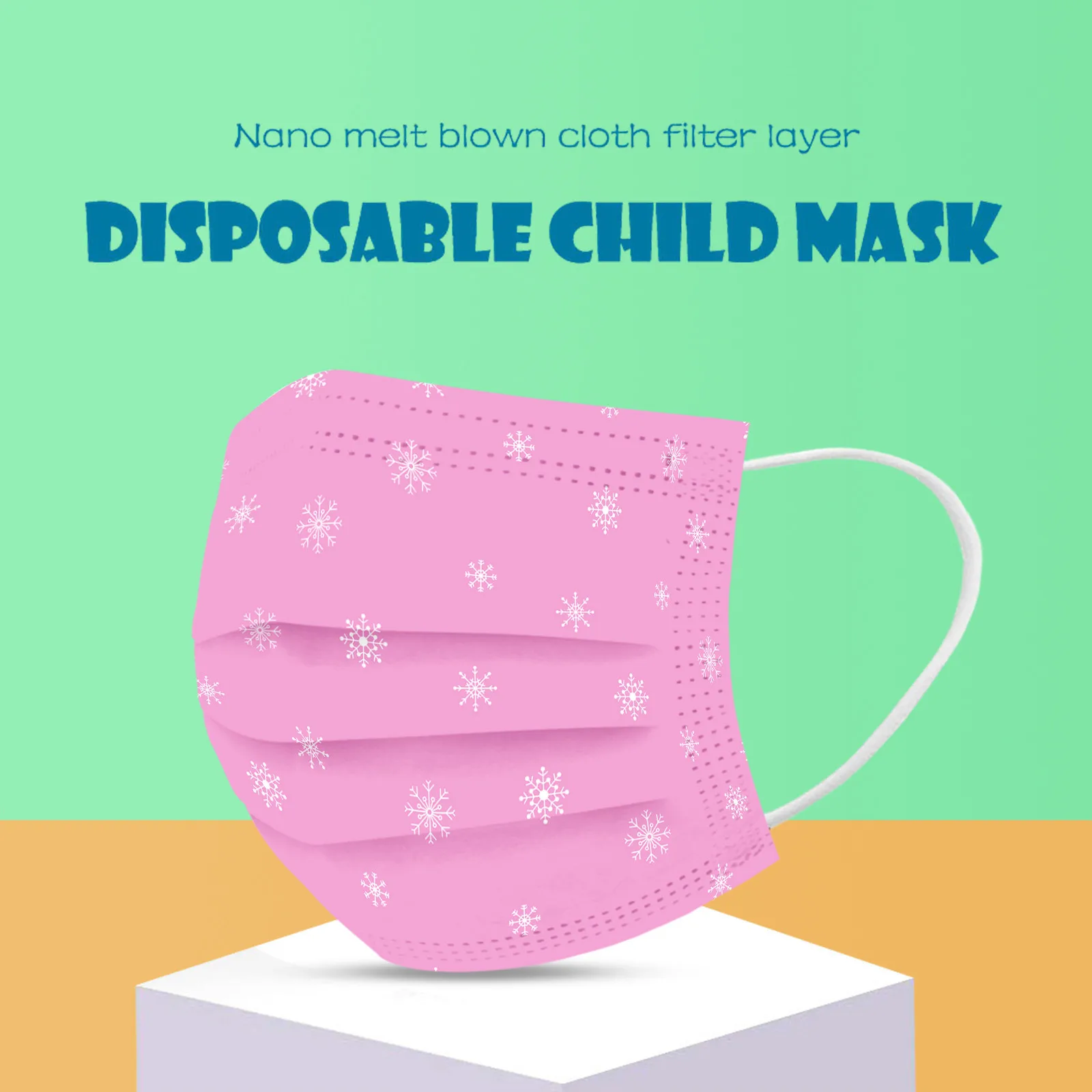 

2021 Headband mscara Adult Man Women Mask Disposable Face Mask Industrial 3Ply Ear Loop 10PCS Mask Mascarilla Masque #54
