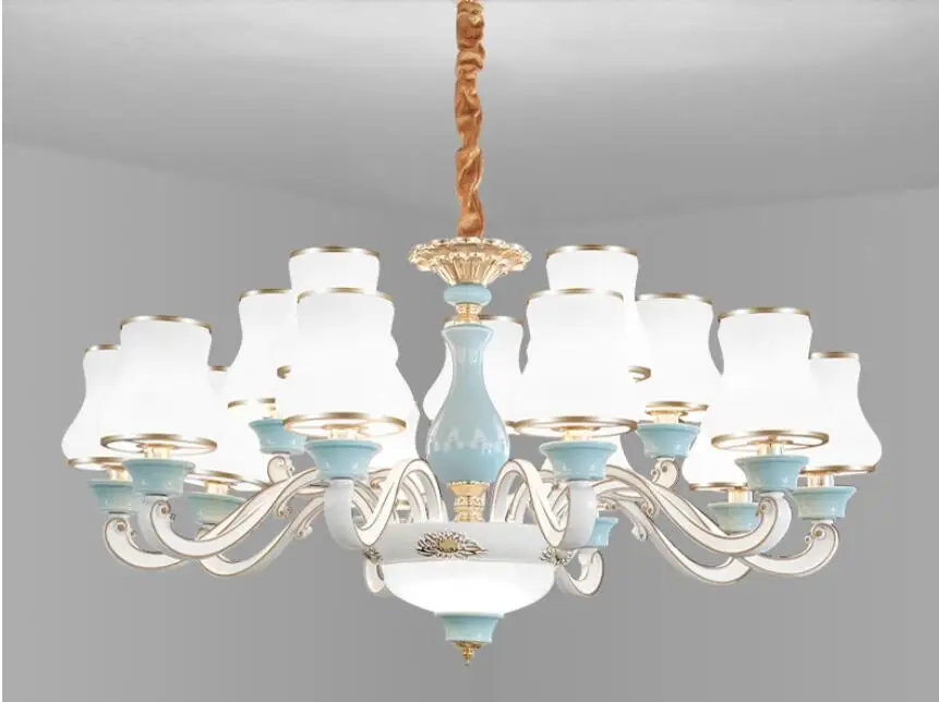 New luxurious atmosphere modern simple European bedroom hall dining room chandelier
New luxurious atmosphere modern simple European bedroom hall dining room chandelier