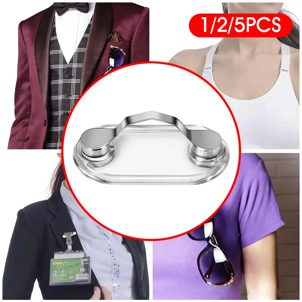 1/2/5pcs Magnetic Glasses Holder Clip Removable Glasses Earphone Badge Holder Sunglasses Rest Clip
1/2/5pcs Magnetic Glasses Holder Clip Removable Glasses Earphone Badge Holder Sunglasses Rest Clip