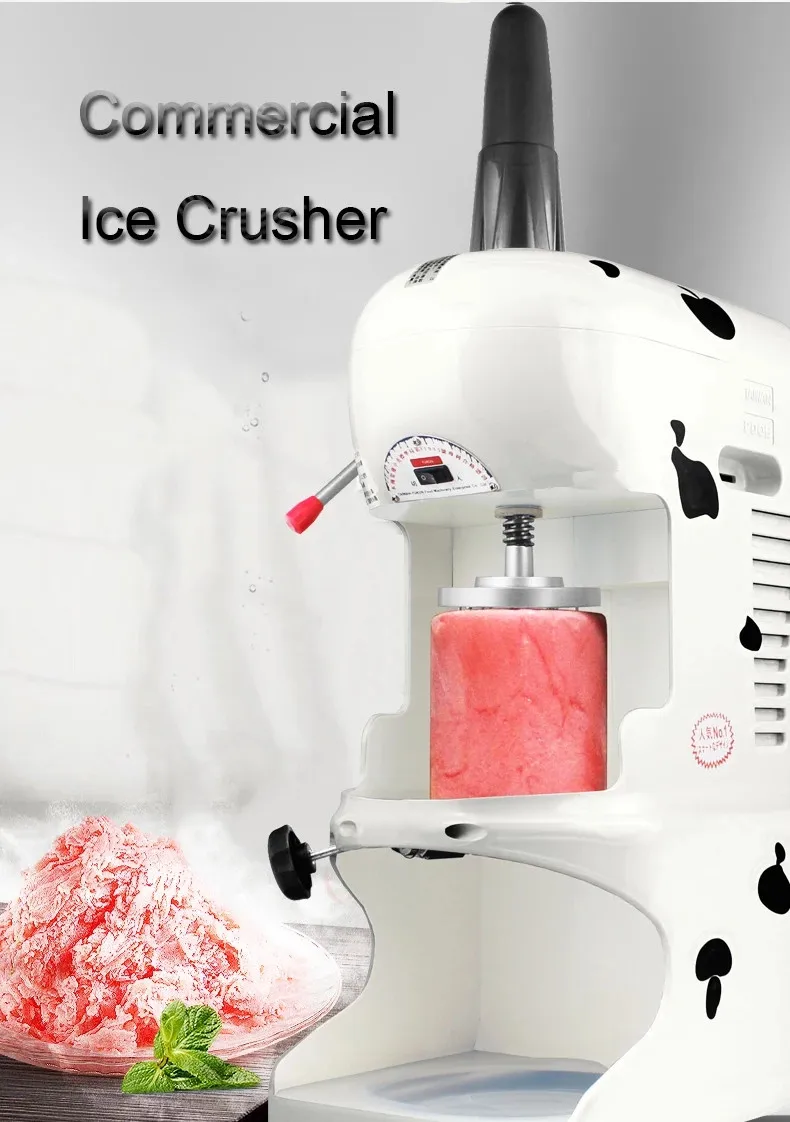 Commercial Ice Crusher Snow Ice Maker Automatic Shaving Machine Snow Ice Shaver Block Shaving Machine Easy Operation
Commercial Ice Crusher Snow Ice Maker Automatic Shaving Machine Snow Ice Shaver Block Shaving Machine Easy Operation