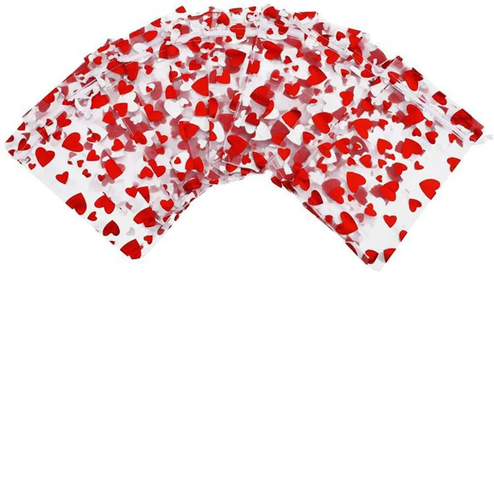 100pcs/set Valentine's Day Love Bright Red Color Bundle Mesh Bag Gold-stamped Ogan Gift Bag
100pcs/set Valentine's Day Love Bright Red Color Bundle Mesh Bag Gold-stamped Ogan Gift Bag