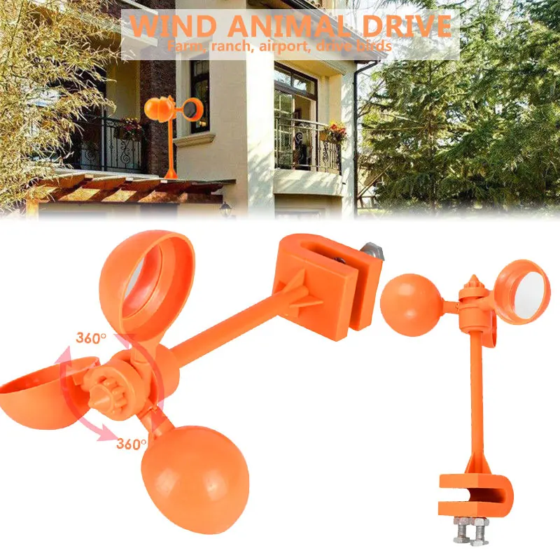 Drive Away Bird Device 360 Garden Ponds Outdoors Crop Wind Power Creative Crow Lawns Pigeon Pest Tools Bird Scarer
Drive Away Bird Device 360 Garden Ponds Outdoors Crop Wind Power Creative Crow Lawns Pigeon Pest Tools Bird Scarer