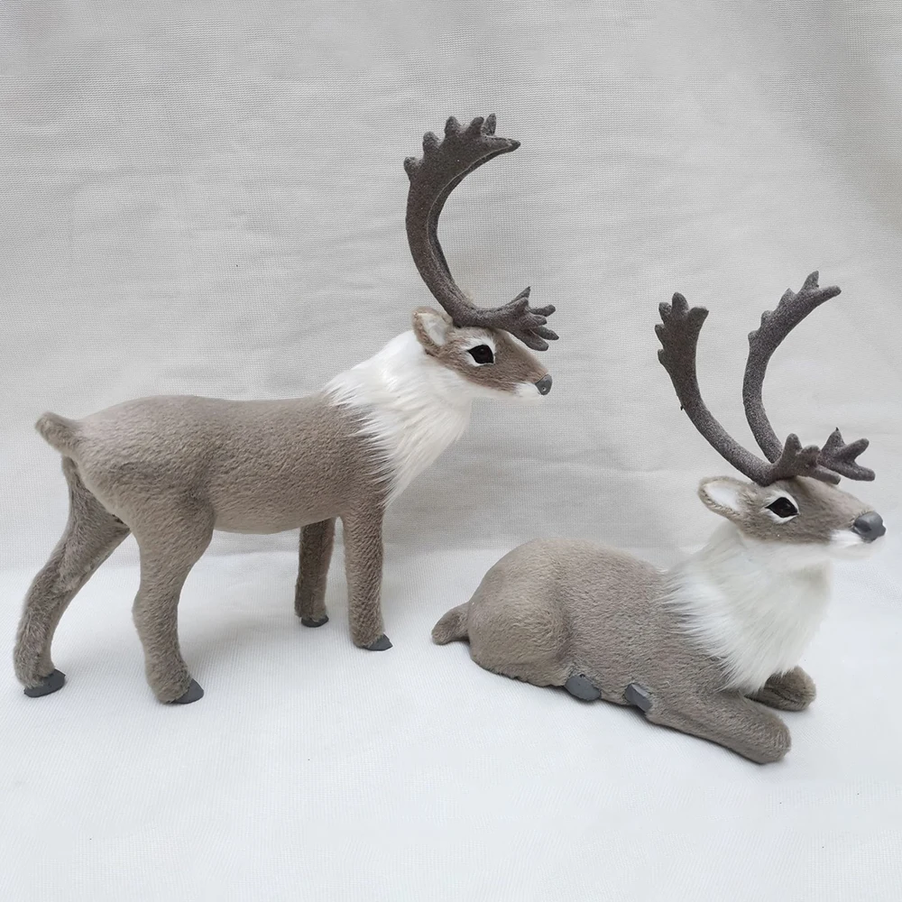 Simulation Animal Model Small Deer Miniature Forest Animal Home Desk Dollhouse Decoration Christmas Cute Deer Ornaments Kid Gift 
Simulation Animal Model Small Deer Miniature Forest Animal Home Desk Dollhouse Decoration Christmas Cute Deer Ornaments Kid Gift