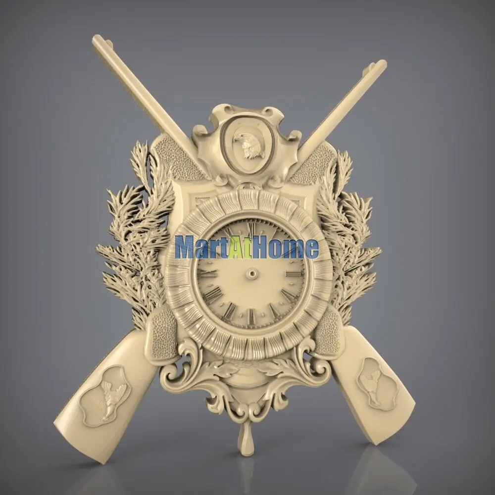 3D STL Model Gun Clock for CNC Router Engraving & 3D Printing Relief Support ZBrush Artcam Aspire Cut3d
3D STL Model Gun Clock for CNC Router Engraving & 3D Printing Relief Support ZBrush Artcam Aspire Cut3d