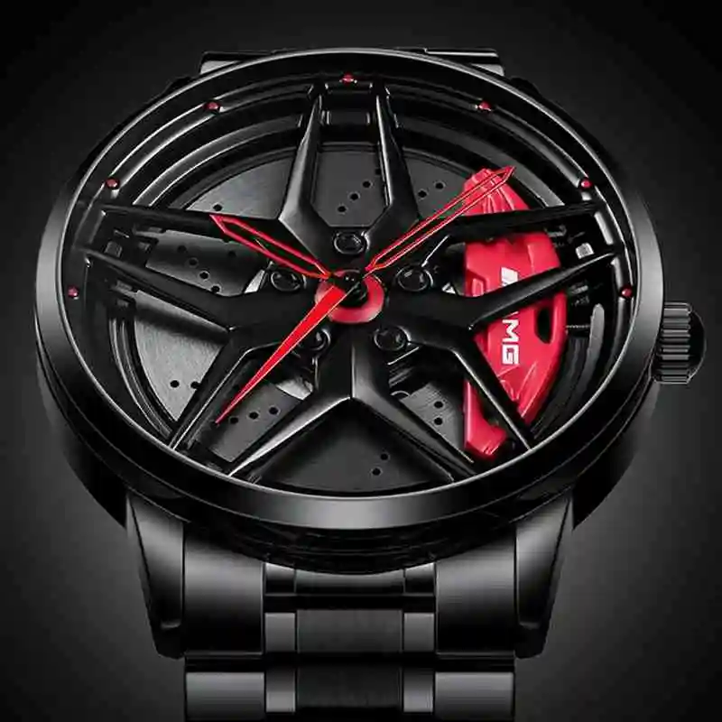 Original 3D Men Watches Rim Watch Hub Custom Design Sports Watch Waterproof Creative Male Watch Mens Wheel Relogio Masculino 
Original 3D Men Watches Rim Watch Hub Custom Design Sports Watch Waterproof Creative Male Watch Mens Wheel Relogio Masculino