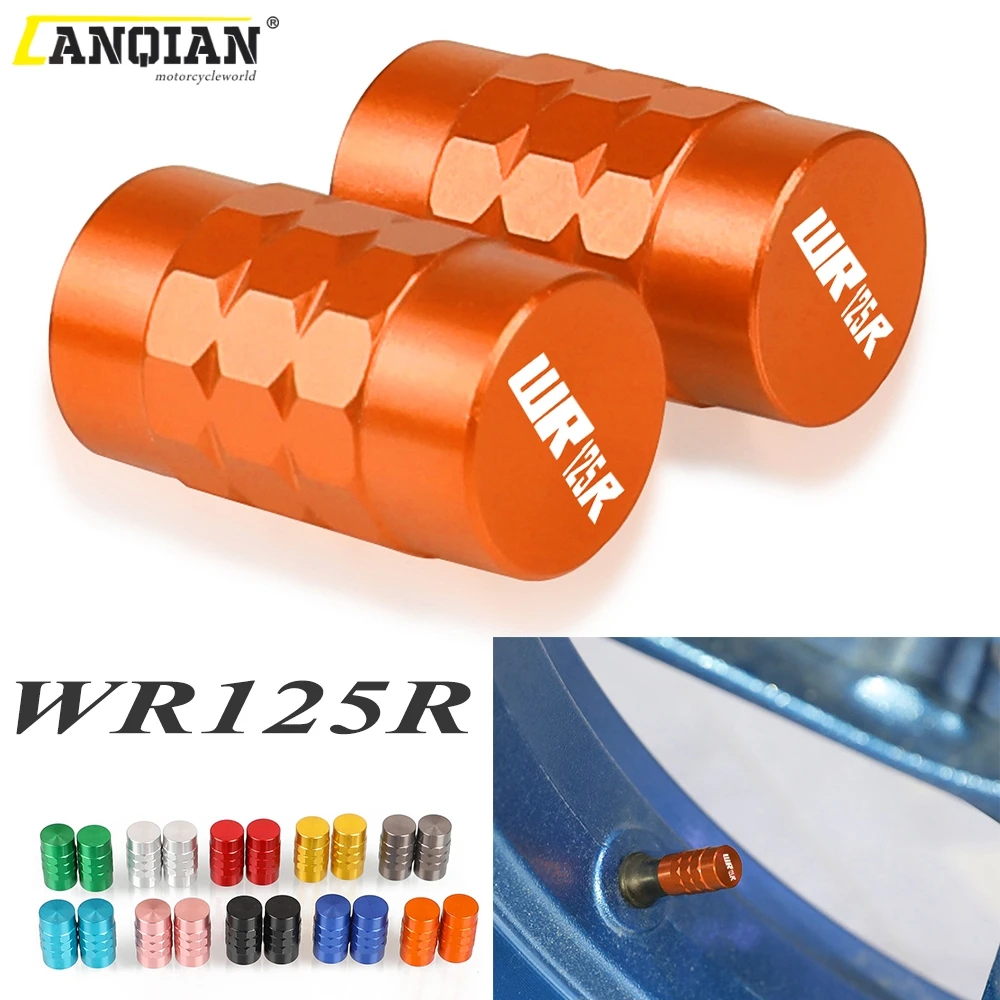 

For YAMAHA WR125R WR125 WR 125 R 125R 2012 2013 2014 2015 2016 Motorcycle Accessories Wheel Tire Valve Caps Tyre Rim Stem Covers