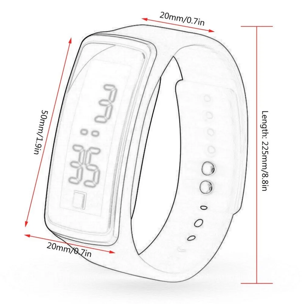 New Electronic Wrist Watch Women Men LED Screen Sports Digital Watches Fashion Outdoor Wristwatches kid for student gifts clock
New Electronic Wrist Watch Women Men LED Screen Sports Digital Watches Fashion Outdoor Wristwatches kid for student gifts clock