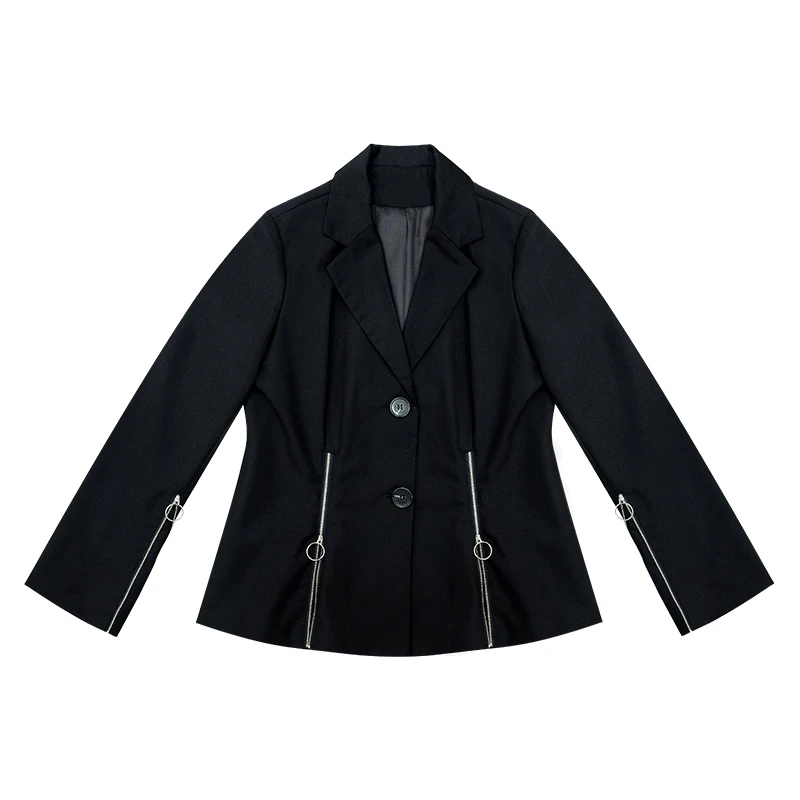 Blazer Punk Style Suit Jacket Women's High Street Flip Lapel Collar Autumn Casual Suit Women Plus Size Luxury Tweed Blazer
Blazer Punk Style Suit Jacket Women's High Street Flip Lapel Collar Autumn Casual Suit Women Plus Size Luxury Tweed Blazer