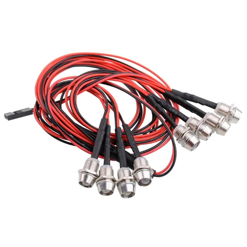 RC Model Car Universal 8 LEDLamp 4 White LED And 4 Red LED RC Car Light Q6PD
RC Model Car Universal 8 LEDLamp 4 White LED And 4 Red LED RC Car Light Q6PD