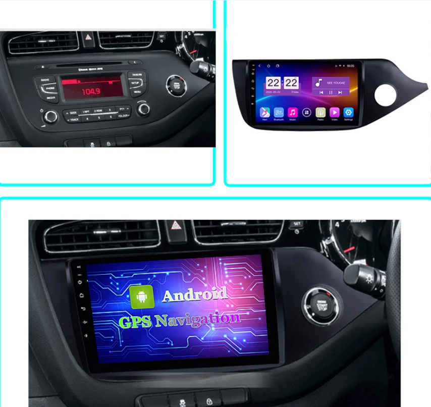Автомобильный dvd-плеер на Android 10 0 gps-навигация для kia ceed RHD праворучный