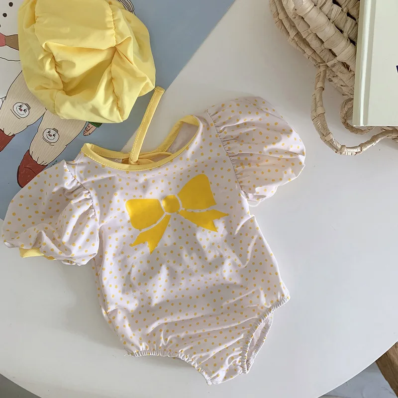 MILANCEL Summer Kids Swimming Wear Bow Print Girl Swimwear Polka Dot Swimming One Piece
MILANCEL Summer Kids Swimming Wear Bow Print Girl Swimwear Polka Dot Swimming One Piece