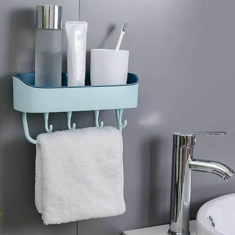 Bathroom Shelf Wall Mounted Bathroom Bath Rack with Towel Hanger Shampoo Shower Shelves Holder Kitchen Storage Rack
Bathroom Shelf Wall Mounted Bathroom Bath Rack with Towel Hanger Shampoo Shower Shelves Holder Kitchen Storage Rack