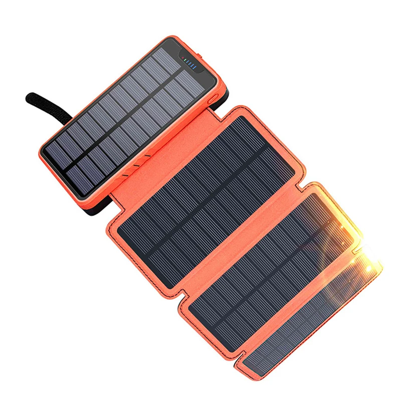 20000mAh Solar Power Bank with Camping Light 4 Solar Panel Charger Fast Charging Powerbank for iPhone 12 Huawei Xiaomi Poverbank
20000mAh Solar Power Bank with Camping Light 4 Solar Panel Charger Fast Charging Powerbank for iPhone 12 Huawei Xiaomi Poverbank