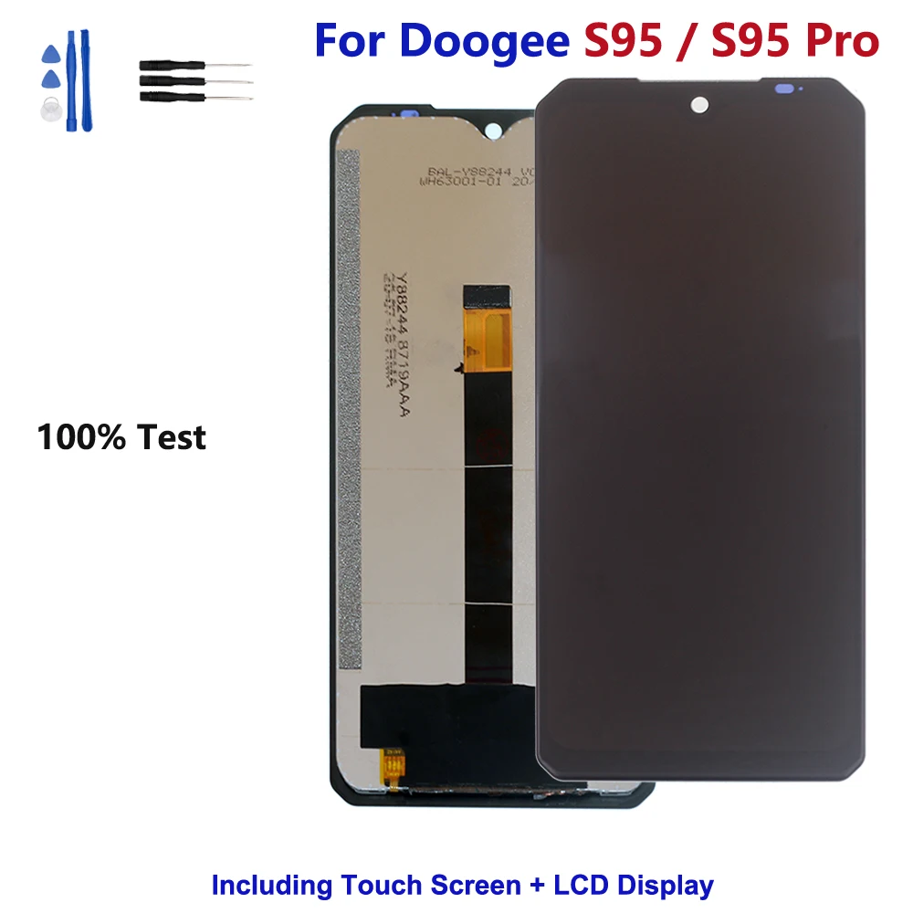 Original For Doogee S95 LCD Display Touch Screen Digitizer Assembly Lcds Repair For Doogee S95 Pro
Original For Doogee S95 LCD Display Touch Screen Digitizer Assembly Lcds Repair For Doogee S95 Pro