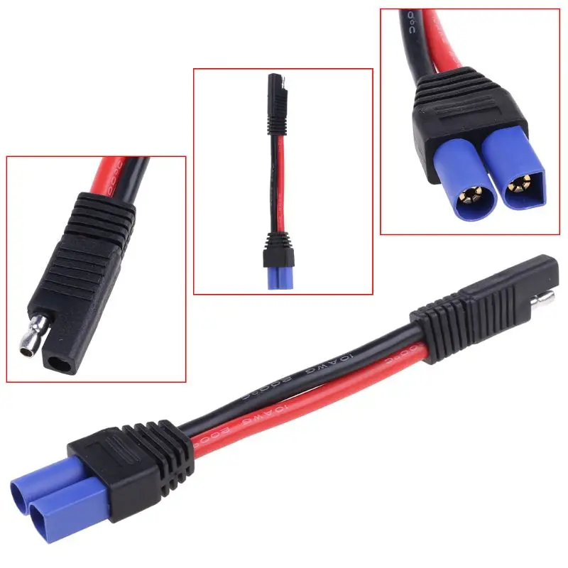 10 AWG SAE к EC5 Штекерный разъем к автомобильному адаптеру кабеля питания SAE
10 AWG SAE к EC5 Штекерный разъем к автомобильному адаптеру кабеля питания SAE