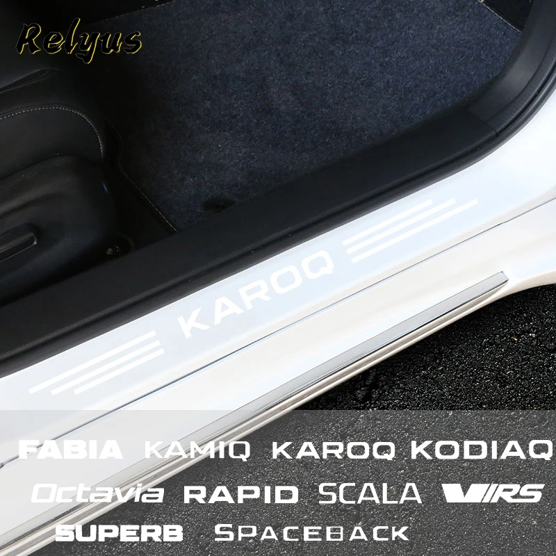 Car Threshold Cover Door Sill Paint Protection Film For Skoda Fabia Kamiq Karoq Kodiaq Octavia Rapid Virs Scala Superb Spaceback
Car Threshold Cover Door Sill Paint Protection Film For Skoda Fabia Kamiq Karoq Kodiaq Octavia Rapid Virs Scala Superb Spaceback