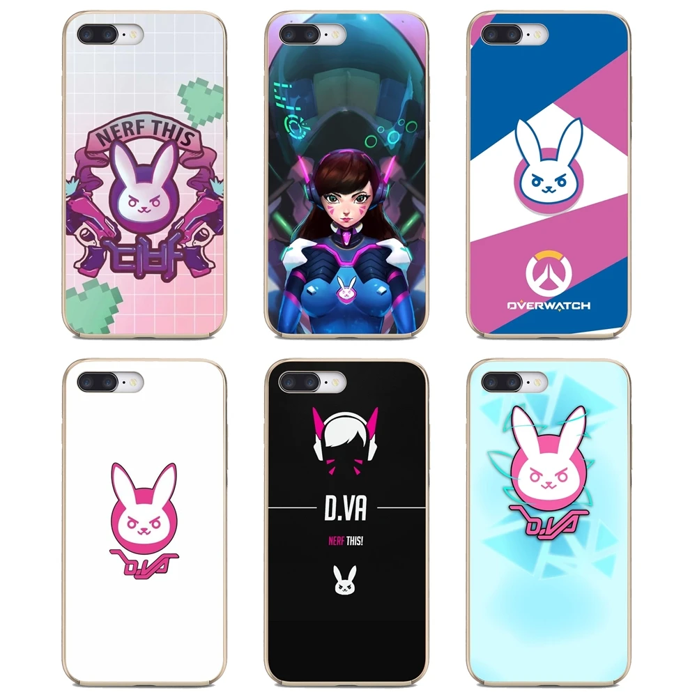 Мягкий чехол для Samsung Galaxy A9 A8 Star Lite A3 A5 A7 A6 Plus 2018 2015 2016 2017 Game-overwatch-OW-D-Va | Мобильные