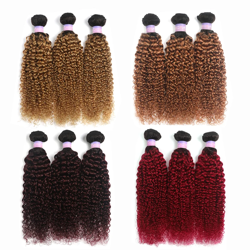 Kinky Curly Hair Bundles 8-26 Inch Human Hair Bundles 3/4 Bundles Deals Ombre Brazilian Remy Hair Weave Bundles GOOD HAIR 
Kinky Curly Hair Bundles 8-26 Inch Human Hair Bundles 3/4 Bundles Deals Ombre Brazilian Remy Hair Weave Bundles GOOD HAIR