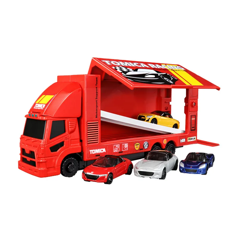 TAKARATOMY racing truck Storage Alloy car model contain Four Car PVC Children toy gifts
TAKARATOMY racing truck Storage Alloy car model contain Four Car PVC Children toy gifts