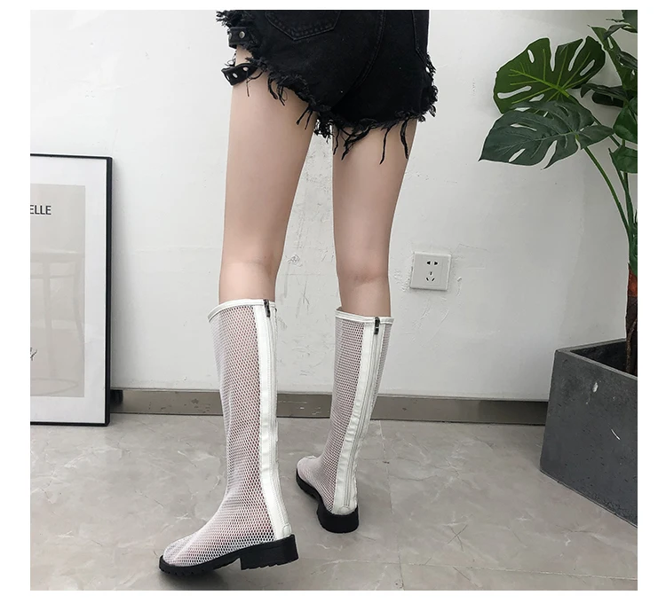 Mesh High Cool Boots Women's Shoes 2021 Breathable Online Celebrity Hollow Boots Summer Joker Slim Boots
Mesh High Cool Boots Women's Shoes 2021 Breathable Online Celebrity Hollow Boots Summer Joker Slim Boots