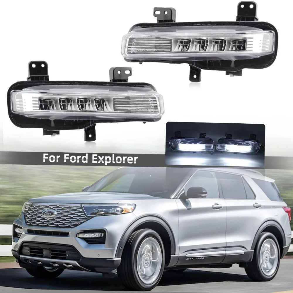 LED Fog Light For Ford Explorer 2020 2021 FogLamp Fog Lights Headlights DRL Driving Daylights Cover foglamp Car Accessories
LED Fog Light For Ford Explorer 2020 2021 FogLamp Fog Lights Headlights DRL Driving Daylights Cover foglamp Car Accessories
