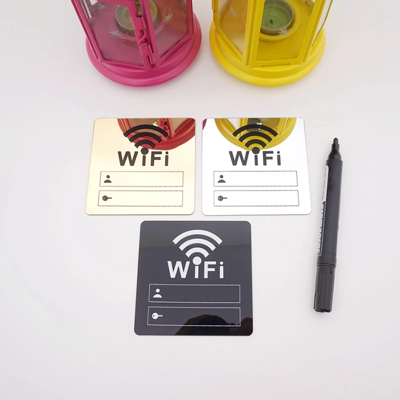 WiFi Logo DIY Mirror Wall Stickers, Restaurants, Shops, Offices, Indoor And Outdoor Adhesive Mirror Panels, Home Wall Decoration
WiFi Logo DIY Mirror Wall Stickers, Restaurants, Shops, Offices, Indoor And Outdoor Adhesive Mirror Panels, Home Wall Decoration