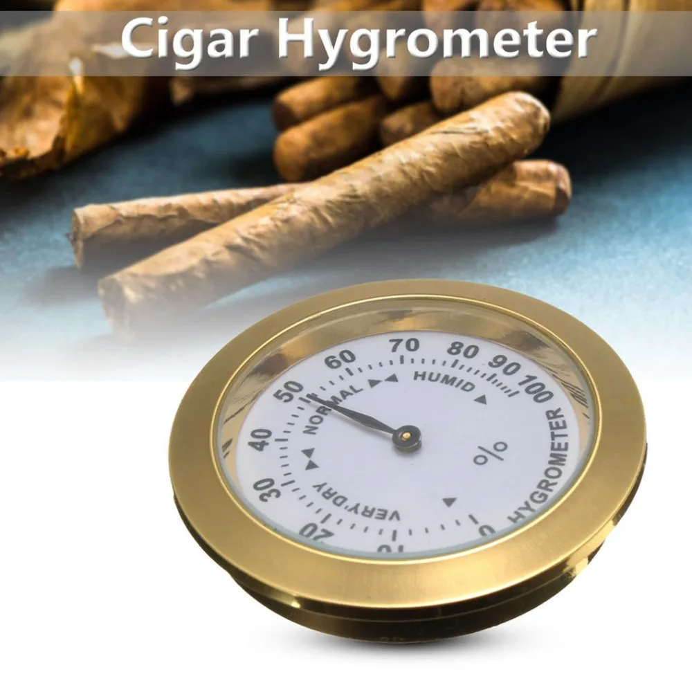 Brass Analog Hygrometer Cigar Tobacco Humidity Gauge & Glass Lens For Humidors Smoking Humidity Sensitive Gauge
Brass Analog Hygrometer Cigar Tobacco Humidity Gauge & Glass Lens For Humidors Smoking Humidity Sensitive Gauge