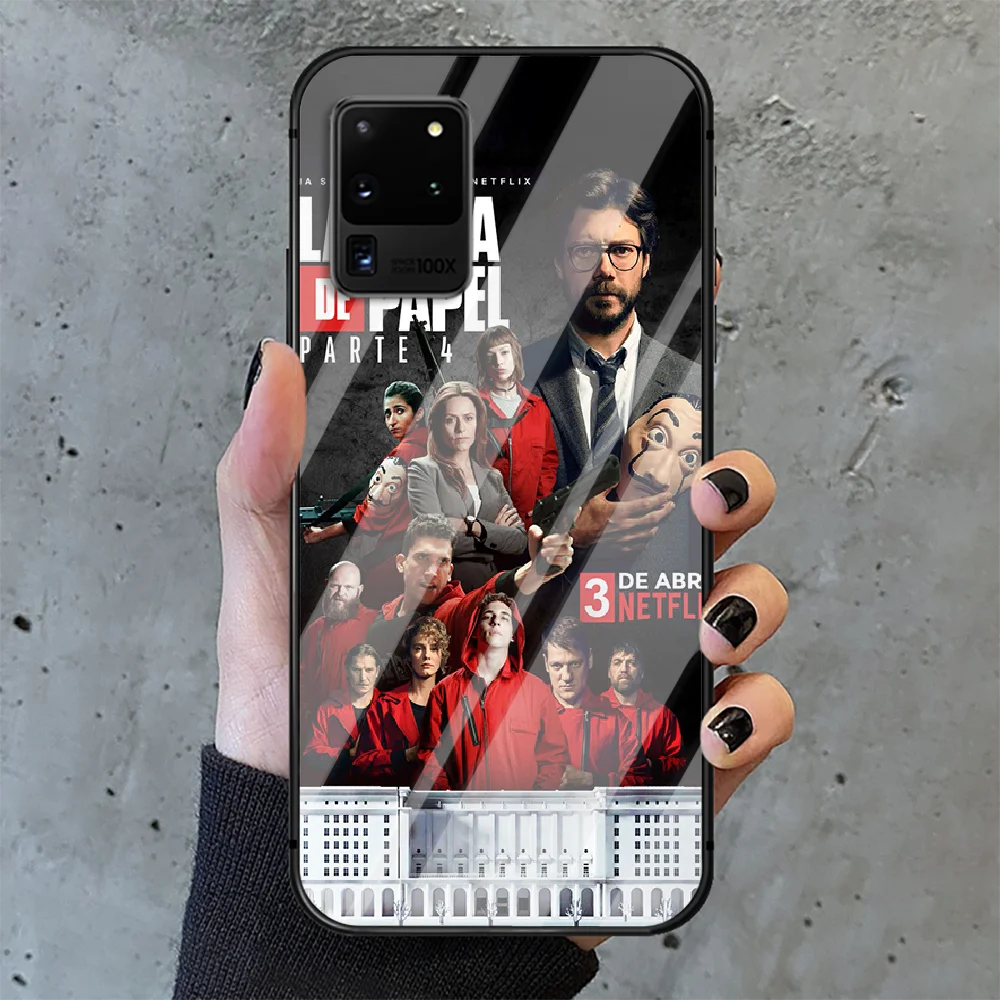 TV La casa de papel Phone Tempered Glass Case Cover For Samsung Galaxy S Note 5 6 9 10 10E 20 21 FE Plus Uitra Silicone
TV La casa de papel Phone Tempered Glass Case Cover For Samsung Galaxy S Note 5 6 9 10 10E 20 21 FE Plus Uitra Silicone