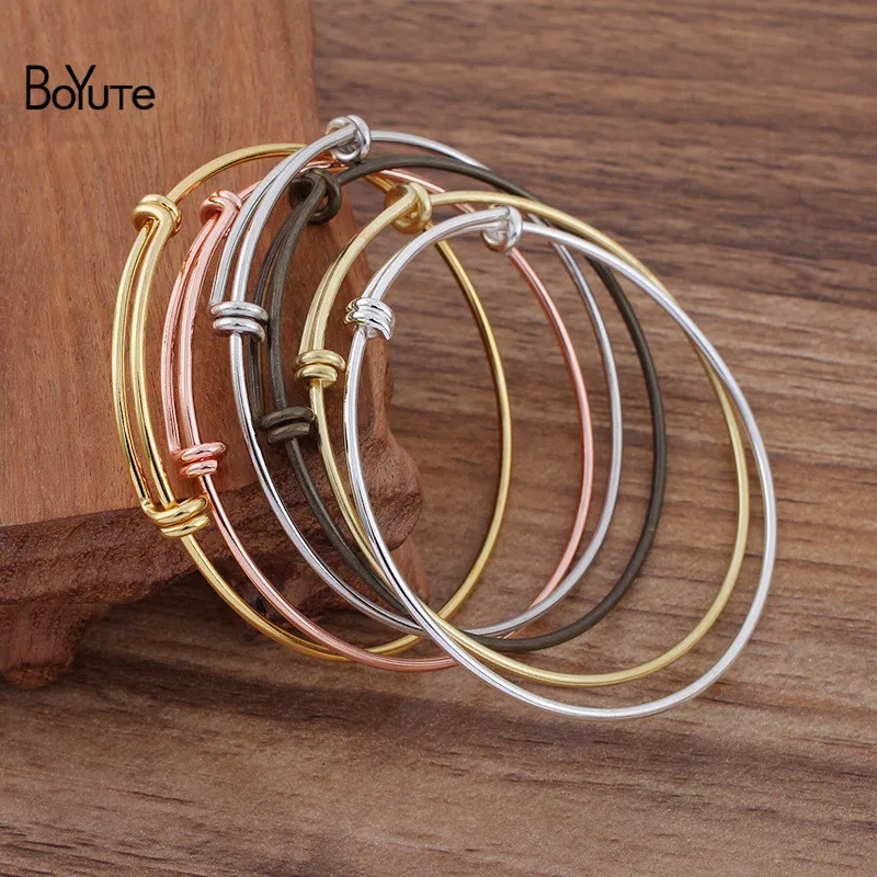 BoYuTe (10 Pieces/Lot) 65*2MM Metal Brass Adjustable Brass Bangle Bracelet Base DIY Handmade Materials Wholesale
BoYuTe (10 Pieces/Lot) 65*2MM Metal Brass Adjustable Brass Bangle Bracelet Base DIY Handmade Materials Wholesale